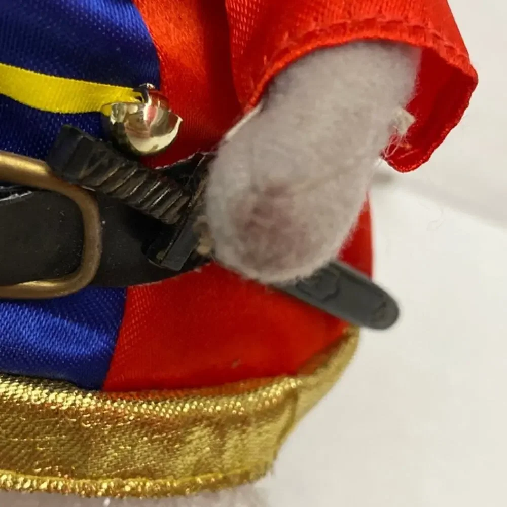 Vintage Gemmy Christmas Toy Soldier Singing and Dancing Mouse